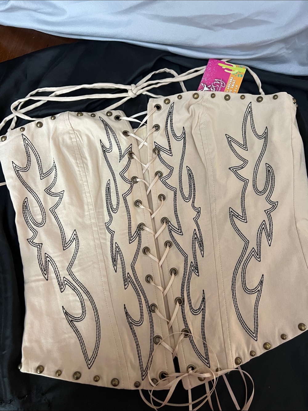 Women’s lace up corset top